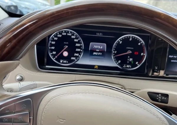 Mercedes-Benz Klasa S cena 125000 przebieg: 392171, rok produkcji 2016 z Białystok małe 67